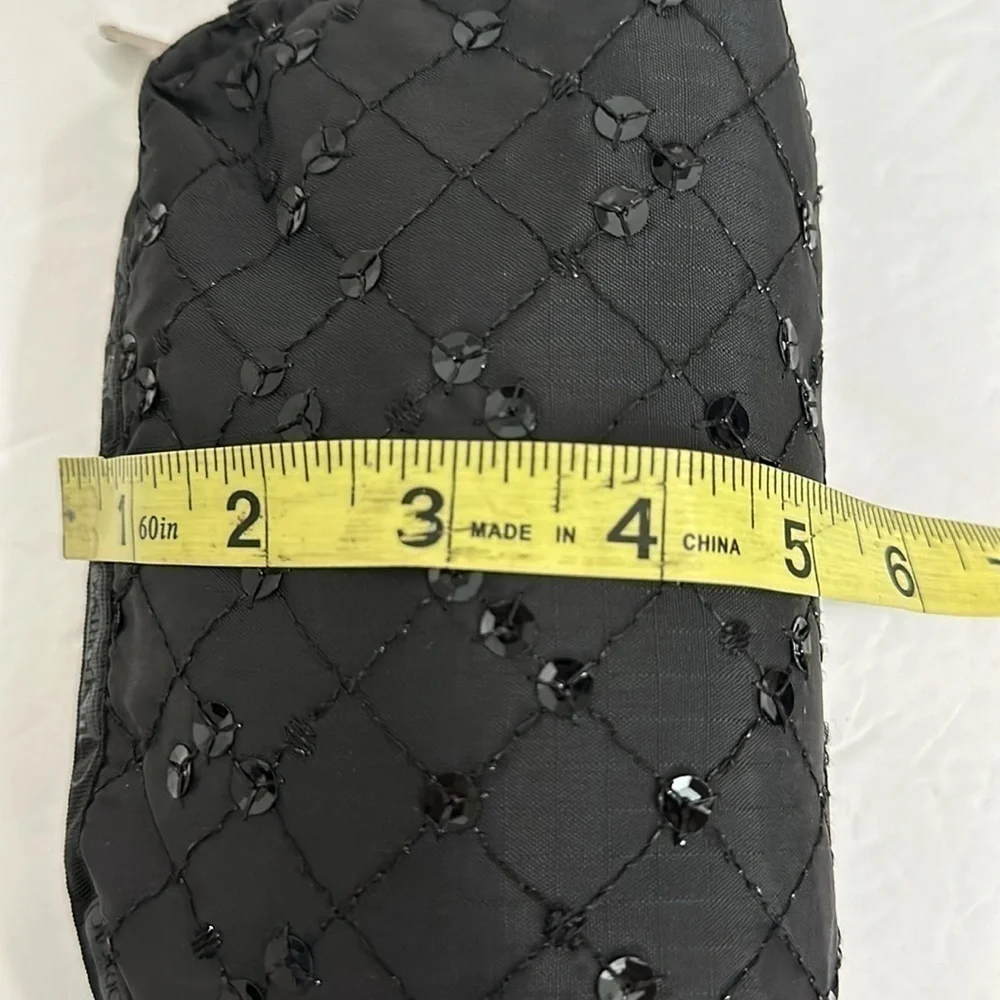 LeSportsac Black with sequins Cosmetic Bag small